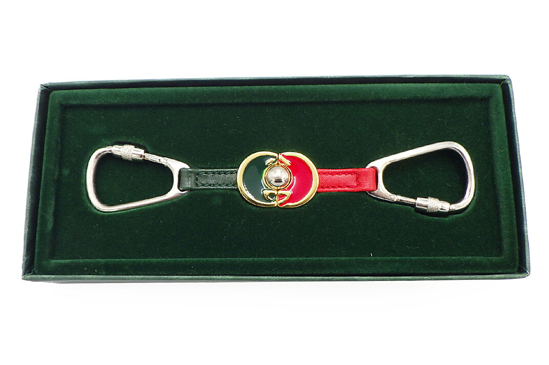 美品 GUCCI ラブリーハート インターロッキング キーリング 保存袋 箱付き 楽天市場】GUCCI グッチ ロゴ刻印キーリング鍵チャーム ライト