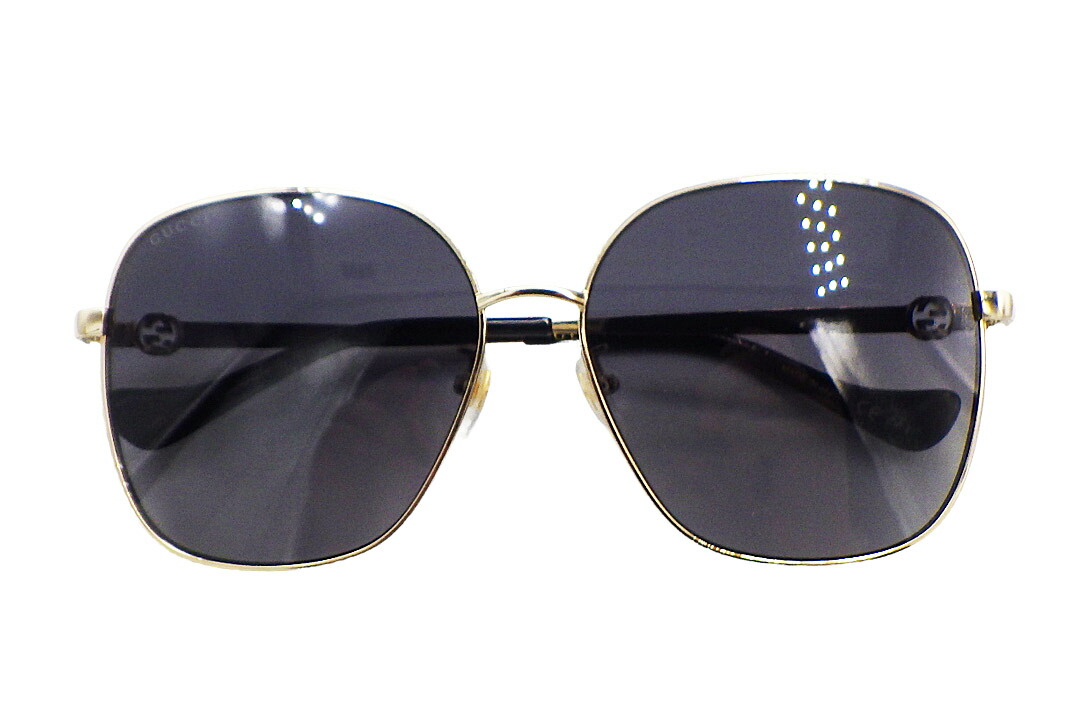 【超美品】GUCCI グッチ ダークブラウン サングラス GG3161 グッチ サングラス アジアンフィット GUCCI GG3685FS OKS/CC 61