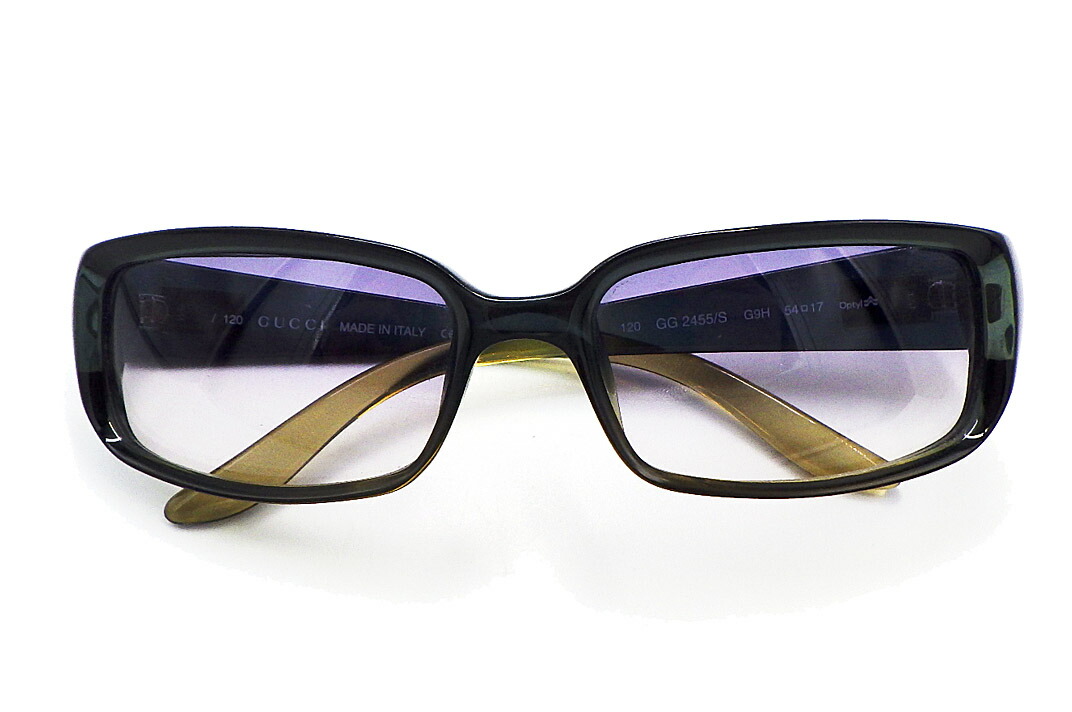 GUCCI グッチ サングラス GG2456/S EBK ユニセックス 黒 楽天市場】GUCCI(グッチ）サングラス GG-2456/S T5V 【中古】【人気