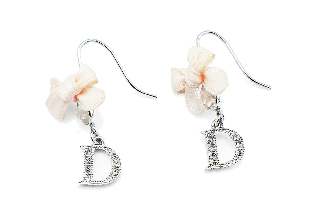美品✩︎ Dior ディオール　パール　ハート　ピアス　ロゴ Christian Dior - 【ディオール 】ピアス ハート ♡ パールの