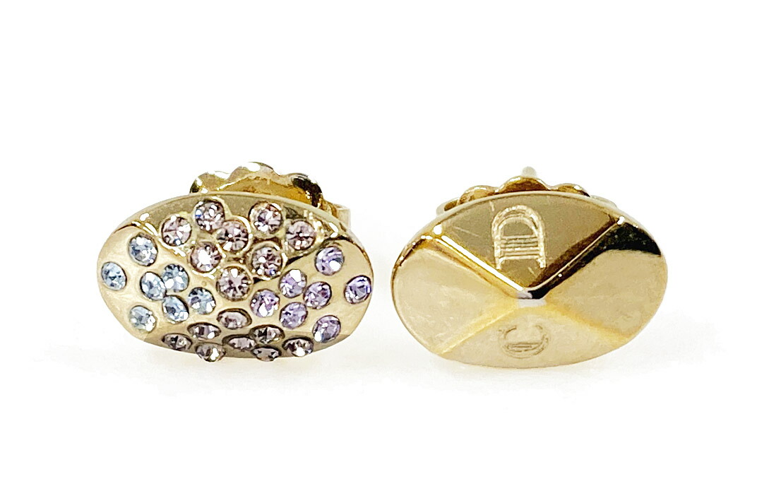 ✨希少 極美品✨ クリスチャンディオール ピアス ロゴ リボン ストーン フープ 楽天市場】Christian Dior ピアスクリスチャンディオール