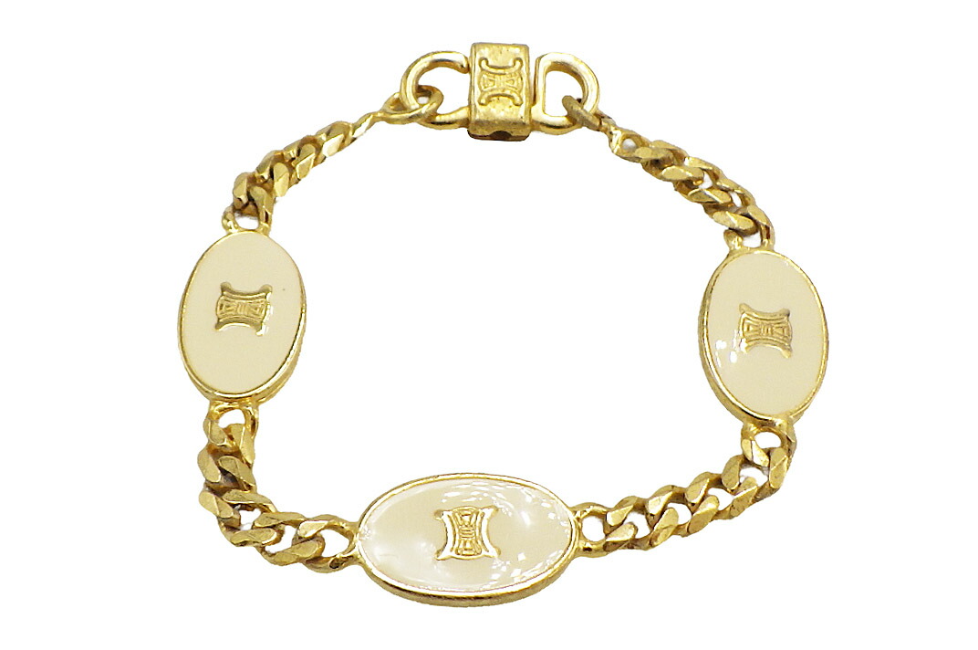 楽天市場】【セリーヌ】Celine ヴィンテージ チェーンブレスレット