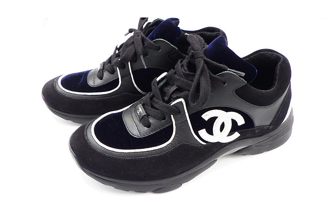 楽天市場】CHANEL(シャネル） G34145 ローカットスニーカー