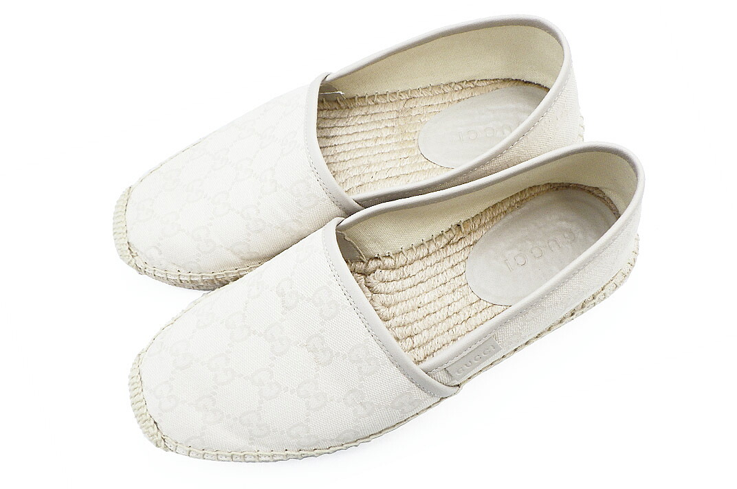 GUCCI(グッチ） エスパドリーユ スリッポン 大いさ#5.5 スリー基準打数付き添い人【中古】【一般受け】【シューズ】【良品】.21019. レディース靴-靴-スリッポン