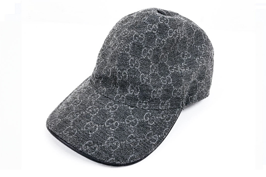 GUCCI グッチ GG ロゴ キャップ 帽子 インターロッキングG ブラック 駅南やまご質店オンラインショップ / グッチ GUCCI インター