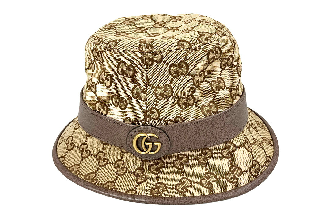 楽天市場】【グッチ】Gucci GGキャンバス フェドラ バケット