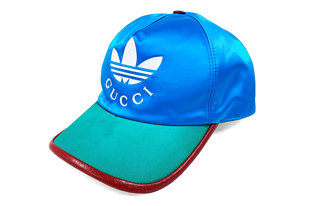 GUCCI(グッチ）グッチ×アディダスコラボ 野球旗がしら 703825  大いさ#XS 袋付き添い人 【中古】【一般受け】【未当てはめる品】2266.
