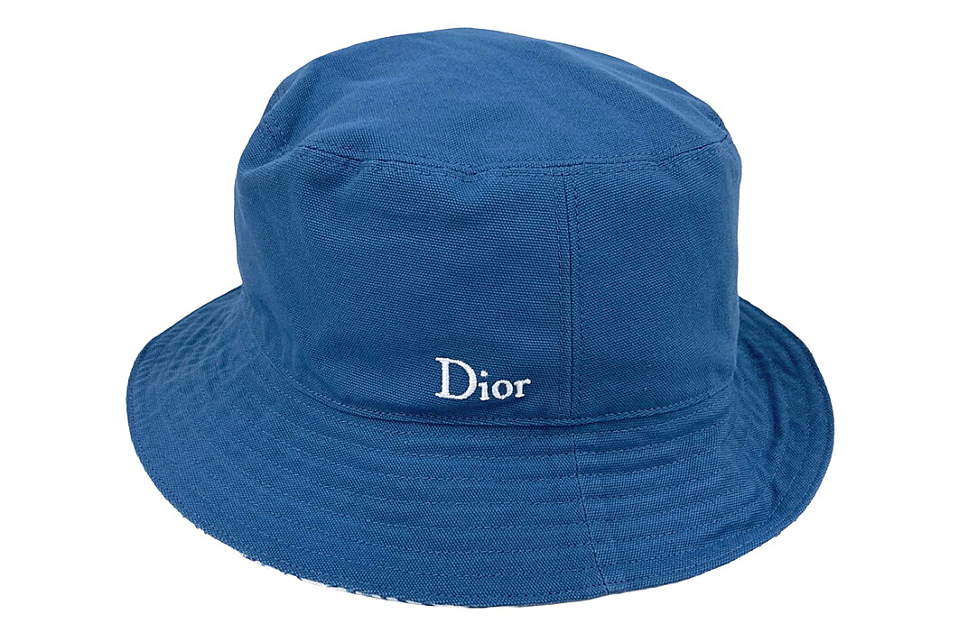 Dior (ディオール）DIORのTEDDY-D　ボブハット　バケットハット　サイズ#59　コットン　ブルー【中古】【人気】【美品】.9556.｜ドルチェモデルノ　店