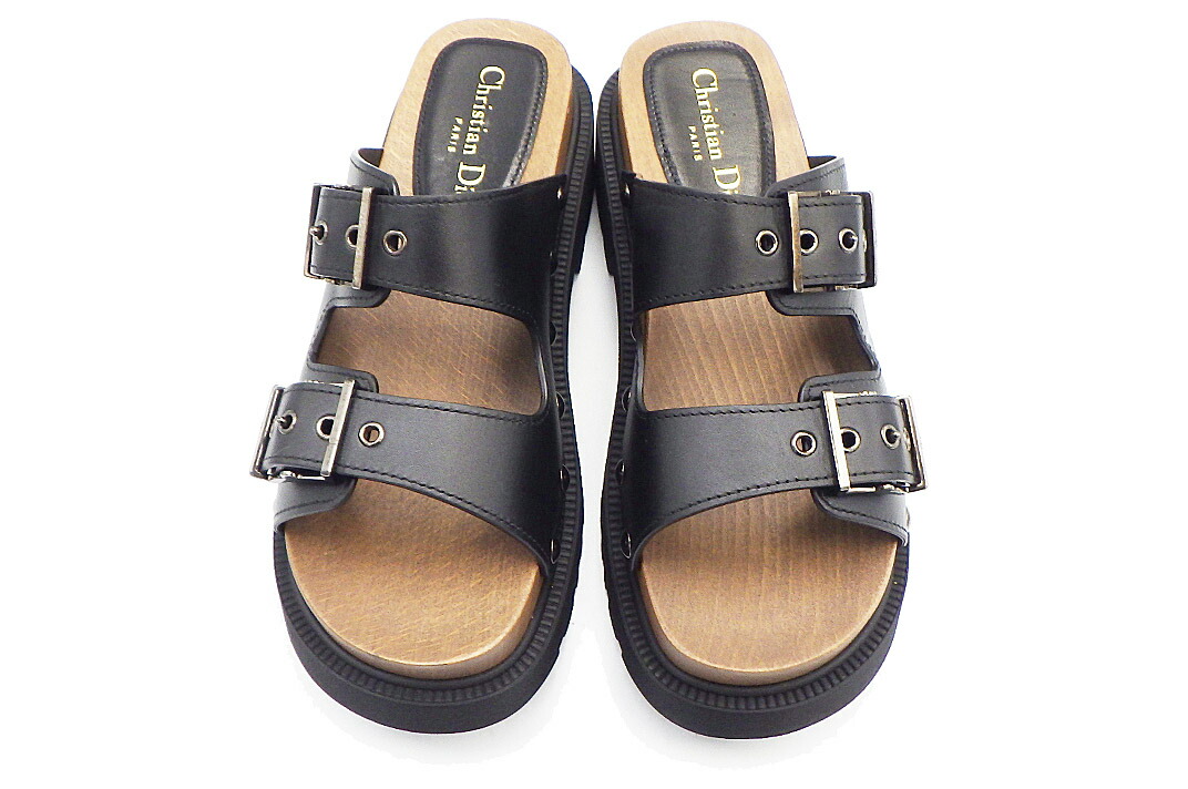 【希少】Diorトロッターミュールサンダル ベージュ ヴィンテージディオール 希少】Diorトロッターミュールサンダル ベージュ ヴィンテージ