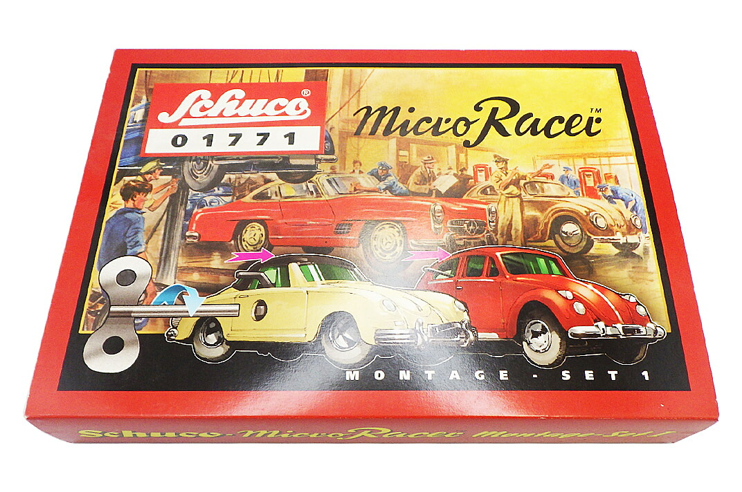 Schuco（シューコー） フォルクスワーゲン・ビートル/ ポルシェ 356 精神的な統合一揃いの道具 Micro Racer Montage-Set 1 薇駆動動力 ヴィンテージトイコレクション【中古】【一般受け】【Schuco KIt】【美品】6020.