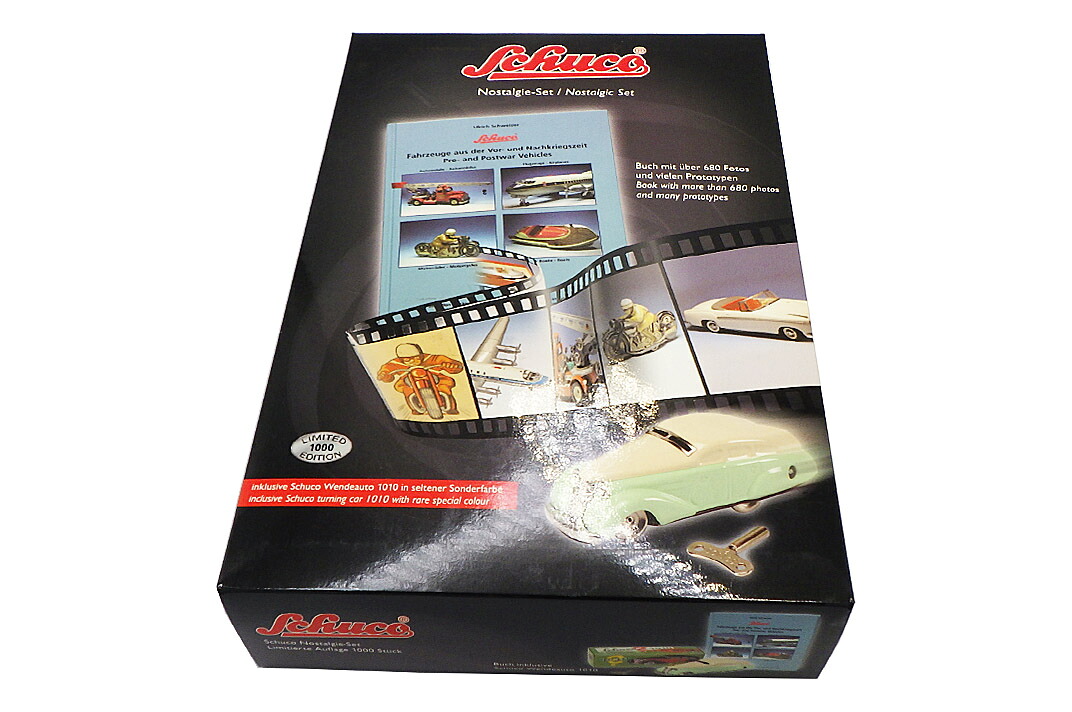 Schuco（シューコー） もの懐かしさ・仕掛ける Nostalgie-Set  Wendeauto 1010  分野1000仕掛ける押さえる品 専用明らかにする書付き添い人 ヴィンテージトイコレクション【中古】【一般受け】【Schuco KIt】【美品】6039.