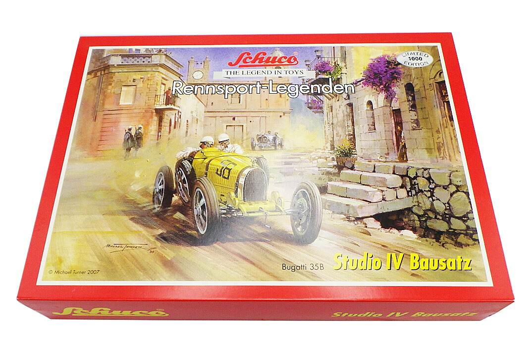 Schuco（シューコー） ブガッティ 35B 精神的な統合一揃いの道具 Studio IV Bausatz LIMITED 1000 EDITION 1000台押さえる版 ヴィンテージトイコレクション【中古】【一般受け】【Schuco KIt】【美品】6004.
