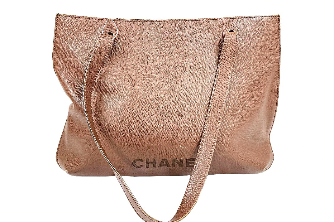 CHANEL(シャネル）トートバッグ キャビアスキン　ブラウン　カード付【中古】【人気】【ヴィンテージ】5042.｜ドルチェモデルノ　店