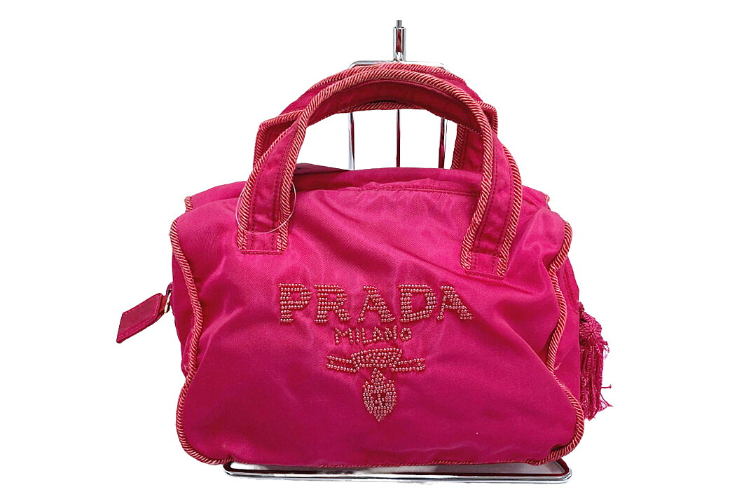 【美品】PRADA プラダ ナイロン ハンドバッグ ピンク レディース ブランド 楽天市場】【バッグ】PRADA プラダ ナイロン ハンドバッグ ミニ
