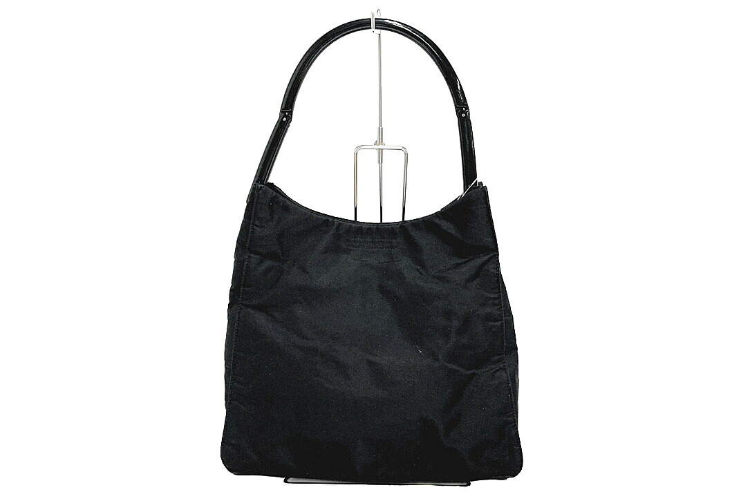 良品】プラダPRADA 肩掛けトートバッグ ビジネスバッグ ポコノ 黒 