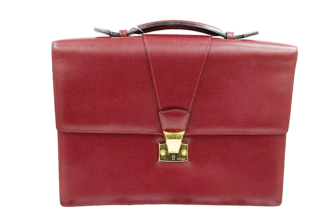 楽天市場】CARTIER カルティエ パシャ ビジネスバッグ - カーフレザー