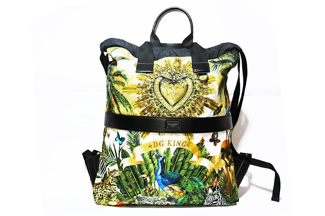 Dolce & Gabbana ナイロン　コンバーチブル　バックパック　グレー系 楽天市場】DOLCE&GABBANA D&Gナイロン リュックサックディー