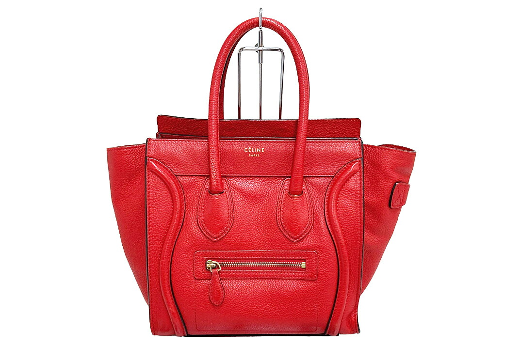 楽天市場】CELINE セリーヌ マイクロショッパー ラゲージ トートバッグ