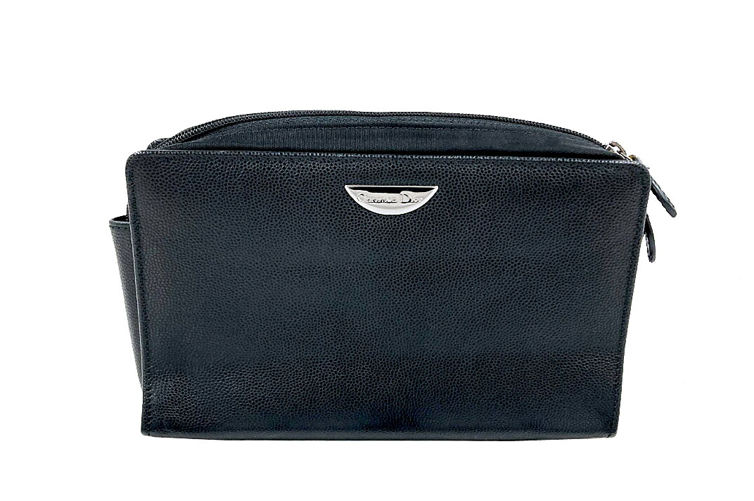 Dior クリスチャンディオール トロッター サドルポーチ 中古・古着通販】Christian Dior (クリスチャンディオール