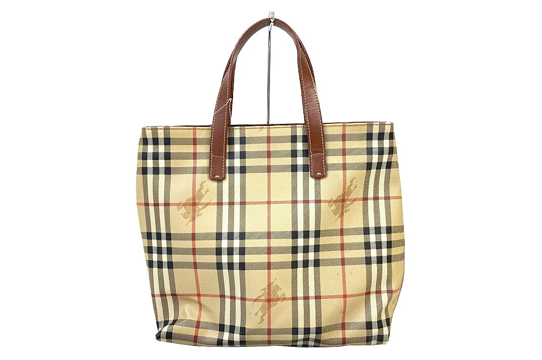 楽天市場】【中古】 BURBERRY バーバリー バケツ型 トートバッグ