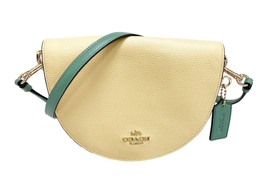COACH(コーチ職）ショルダーバッグ C2857 VANILLA CREAM MULTI バニラクリームマルチ 同盟罷工さあ美付き添い人【中古】【一般受け】【良品】4457.