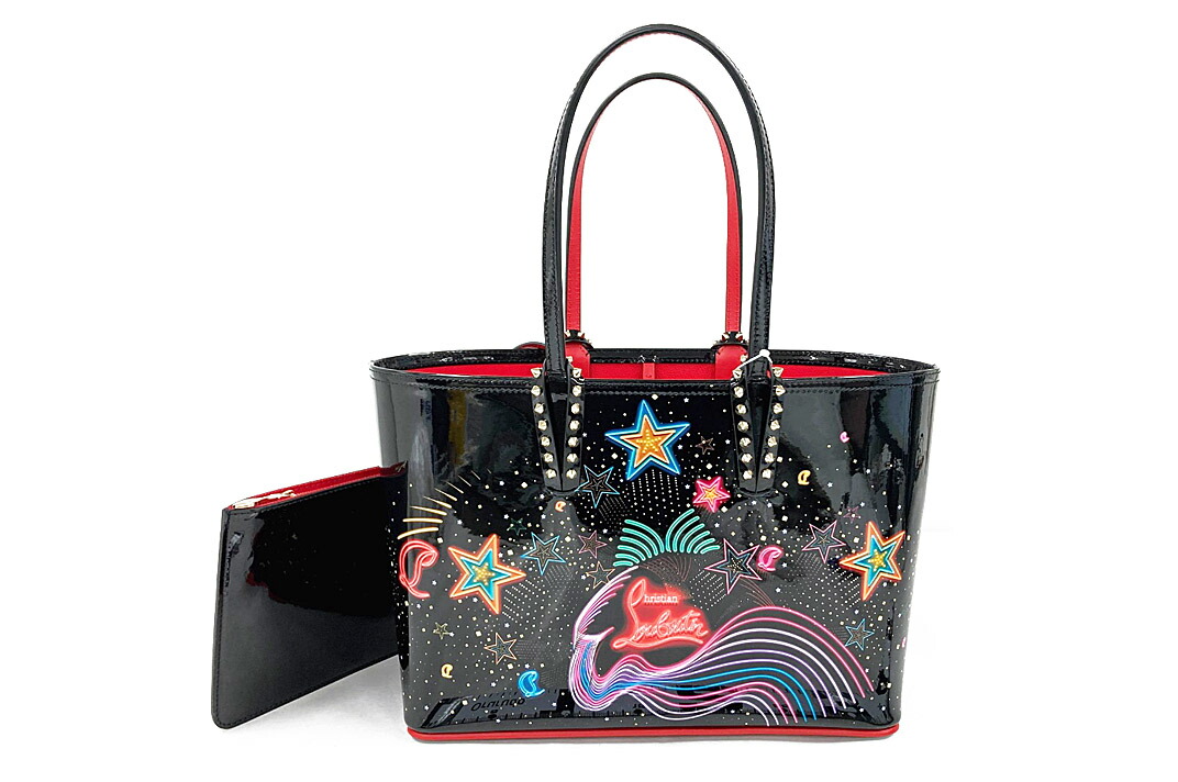 楽天市場】クリスチャン ルブタン トートバッグ グリーカバ スモール