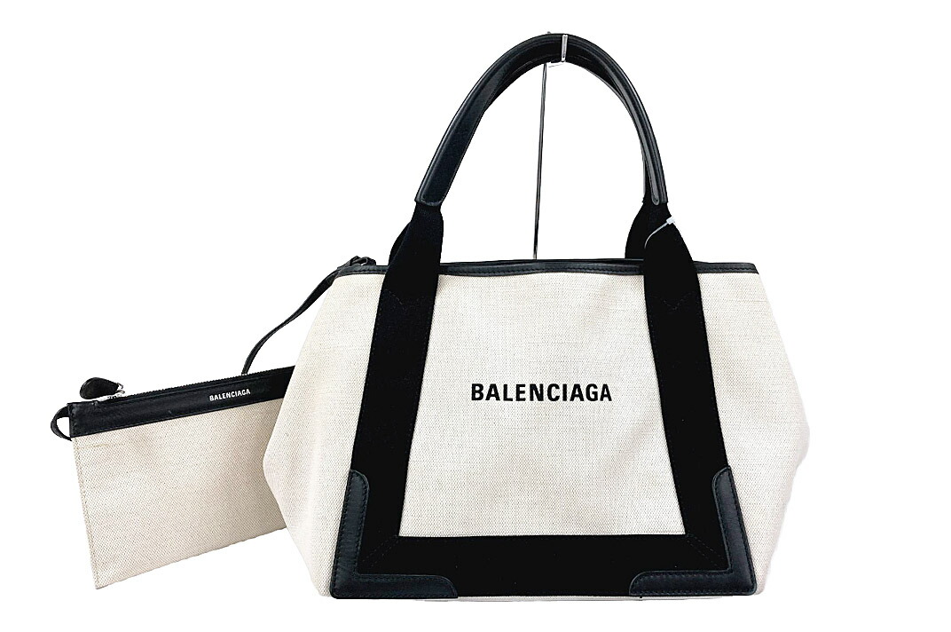 楽天市場】【バッグ】BALENCIAGA バレンシアガ ネイビーカバスXS