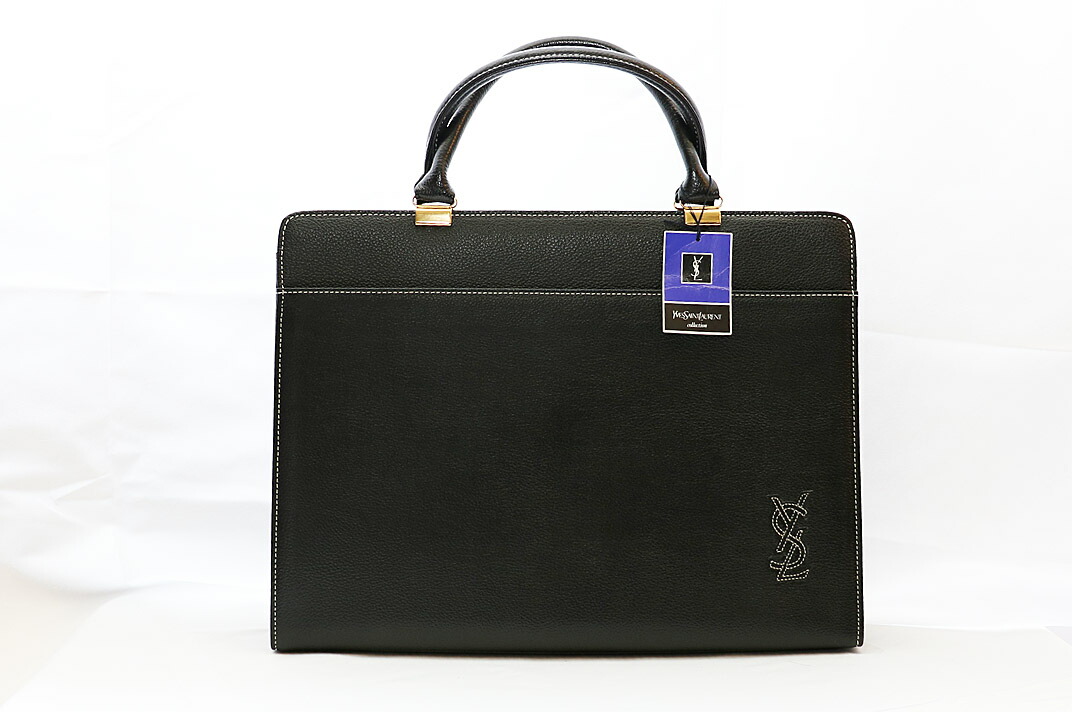 YVES SAINT LAURENT イヴサンローラン　ハンドバッグ　クロコ型押 Yves Saint Laurent(イブサンローラン)クロコ型押しハンドバッグ