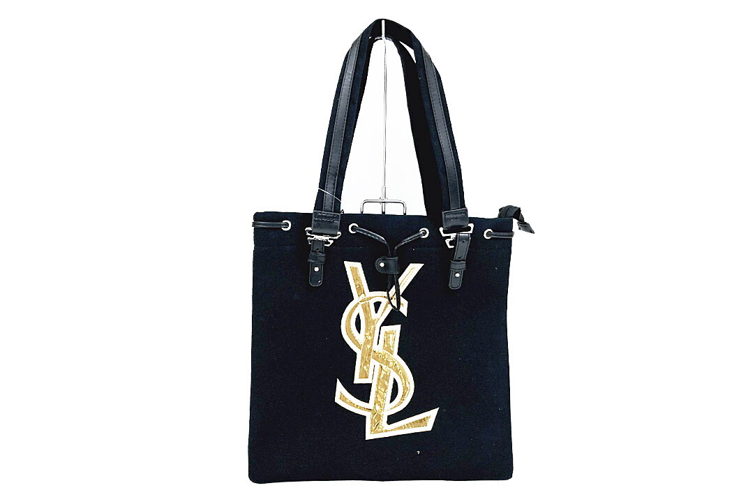 イヴサンローラントートバッグ ベージュ キャンバス カハラ YSL イブサンローランカハラトートバッグ オールドサンローラン