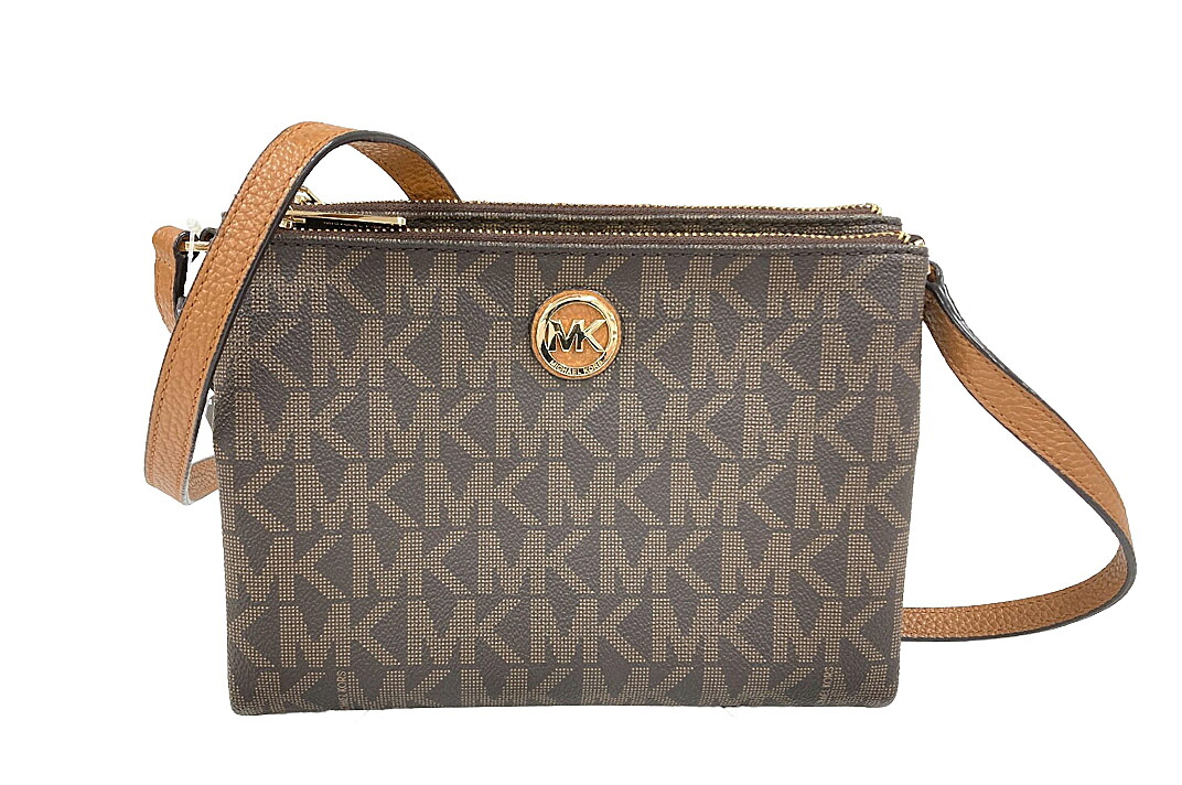 Michael Kors（マイケルコース）ショルダーバッグ　35T7GFTC3B　PVC　ブラウン【中古】【人気】【美品】1738.｜ドルチェモデルノ　店