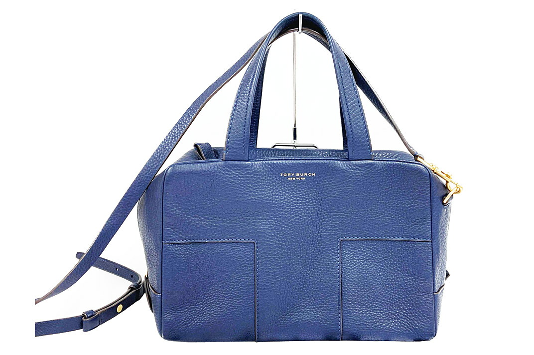 Tory Burch トリーバーチ ハンドバッグ クロコ ブルー フォーマル 青 トリーバーチ TORY BURCH 155619 ハンドバッグ Mini Swing Bag