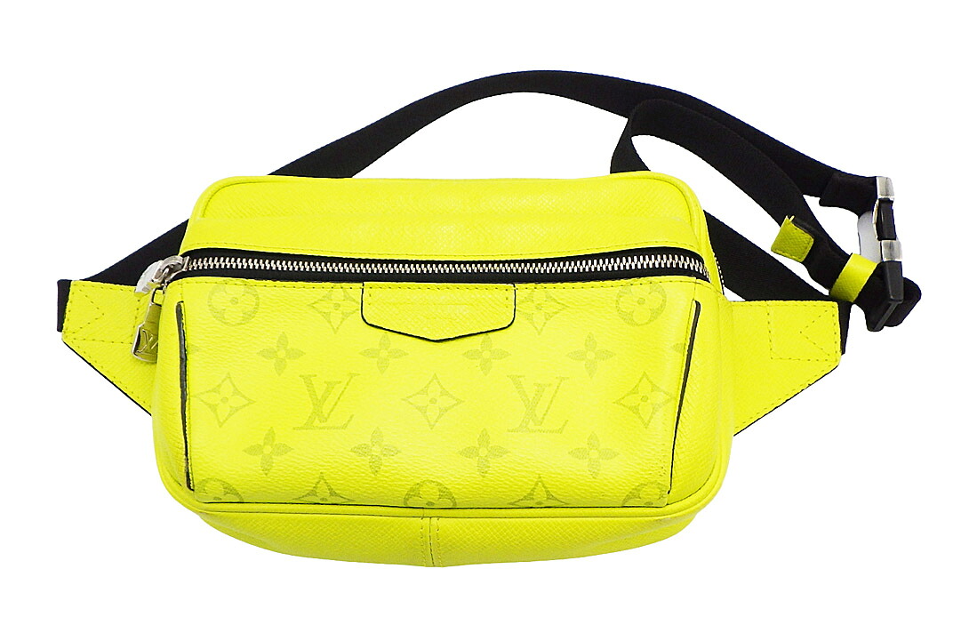 LOUISVUITTON(ルイヴィトン)M30251 タイガラマ バムバッグ・アウトドア ウエストポーチ タイガ・レザー ジョーヌ(ネオンイエロー) ユニセックス【中古】【人気】【良品】.7202|ドルチェモデルノ 店