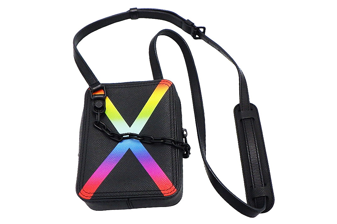 LOUISVUITTON(ルイヴィトン)M30332 ダヌーブ・メッセンジャー ショルダーバッグ タイガ レインボー ダヌーブ ユニセックス【中古】【人気】【美品】.8291|ドルチェモデルノ 店