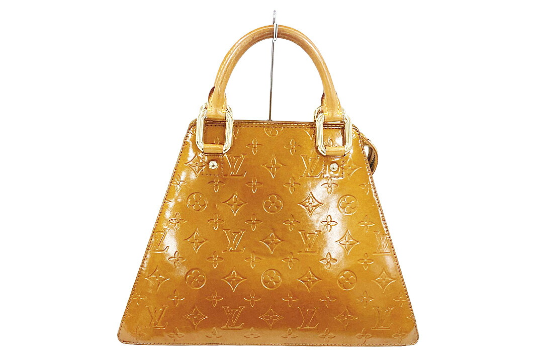 LOUISVUITTON(ルイヴィトン）M91113　フォーサイス　ハンドバッグ　ノグラムヴェルニ　エナメルレザー　ブロンズ　【中古】【人気】【お買い得良品】.3110.｜ドルチェモデルノ　店