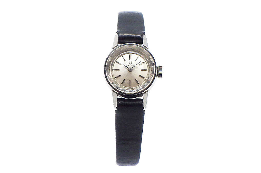 楽天市場】【OMEGA】オメガ デ・ビル 手巻き レディース 楕円ケース 革