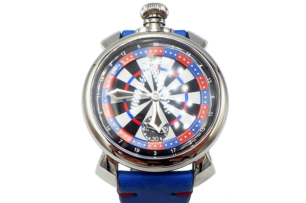 激レア！300本限定 GAGA MILANO ラスベガスシリーズ 正規品 ガガミラノ マヌアーレ 48mm ラスベガス 300本限定 赤文字