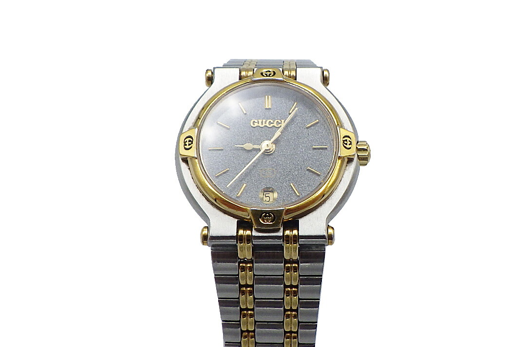 GUCCI アナログクォーツ腕時計 グレー pair-gucci-sync.jpg
