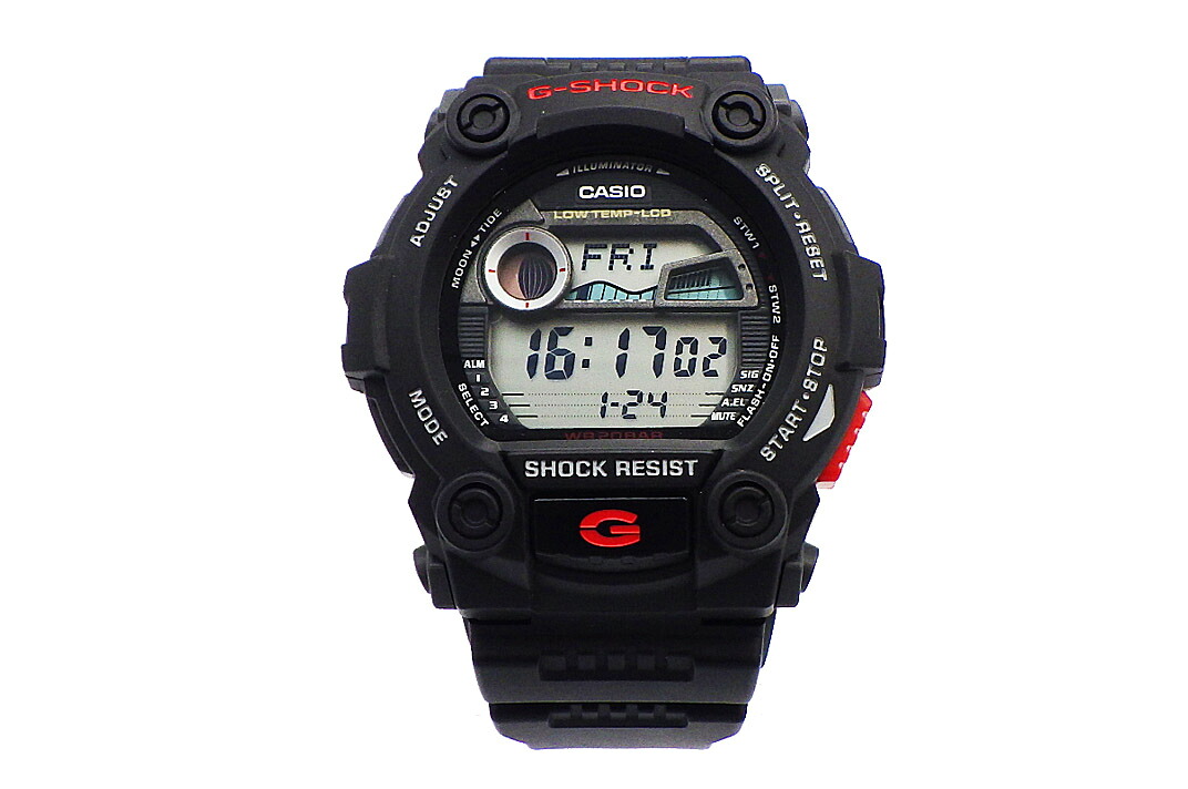 CASIO(カシオ）G-SHOCK  G-7900-1 黒いこと 【中古】【一般受け】【良品】4199.