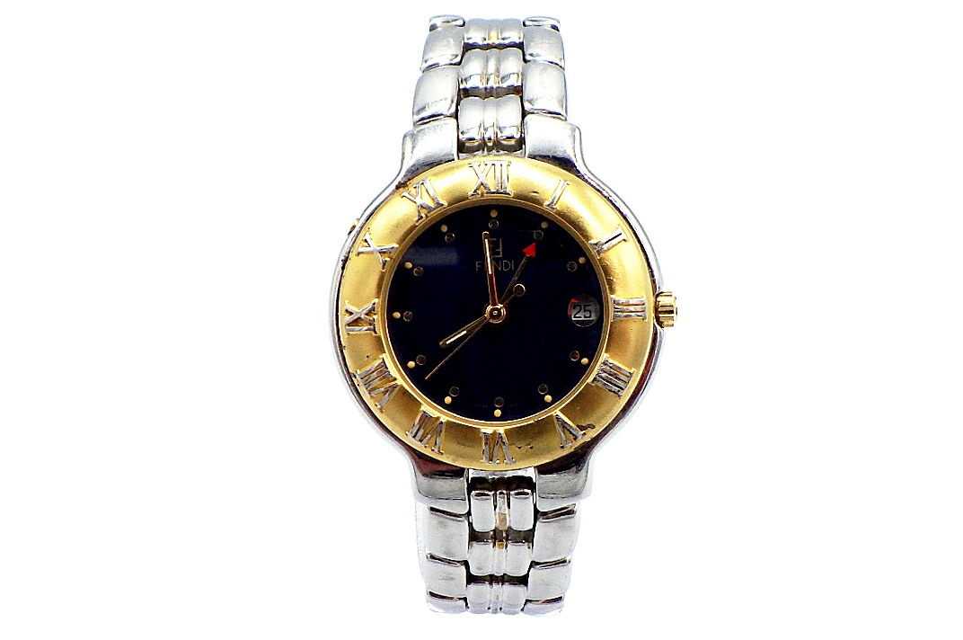 楽天市場】【FENDI】【電池交換済】フェンディ『クアドロ デイト