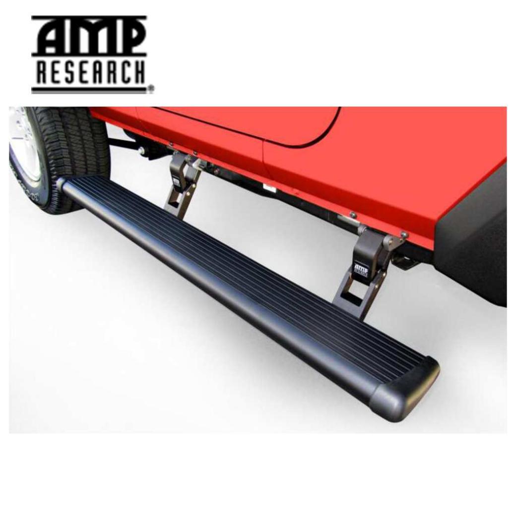 【AMP RESEARCH(エーエムピーリサーチ)正規代理店】 POWERSTEP 電動ランニングボード / パワーサイドステップ Jeep Gladiator ジープ グラディエーター JT 2020年～現行 ガソリン車 左ハンドル専用 / 75135-01A