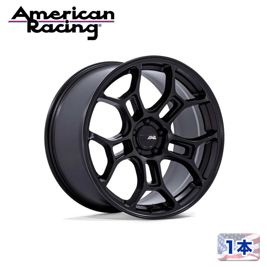 【American Racing 正規品】20インチアルミホイール 1本 AR952 GT STREET20&times;10J 5H 114.3 +35 CB70.5マットブラック 汎用｜DOLONCO（ドロンコ）