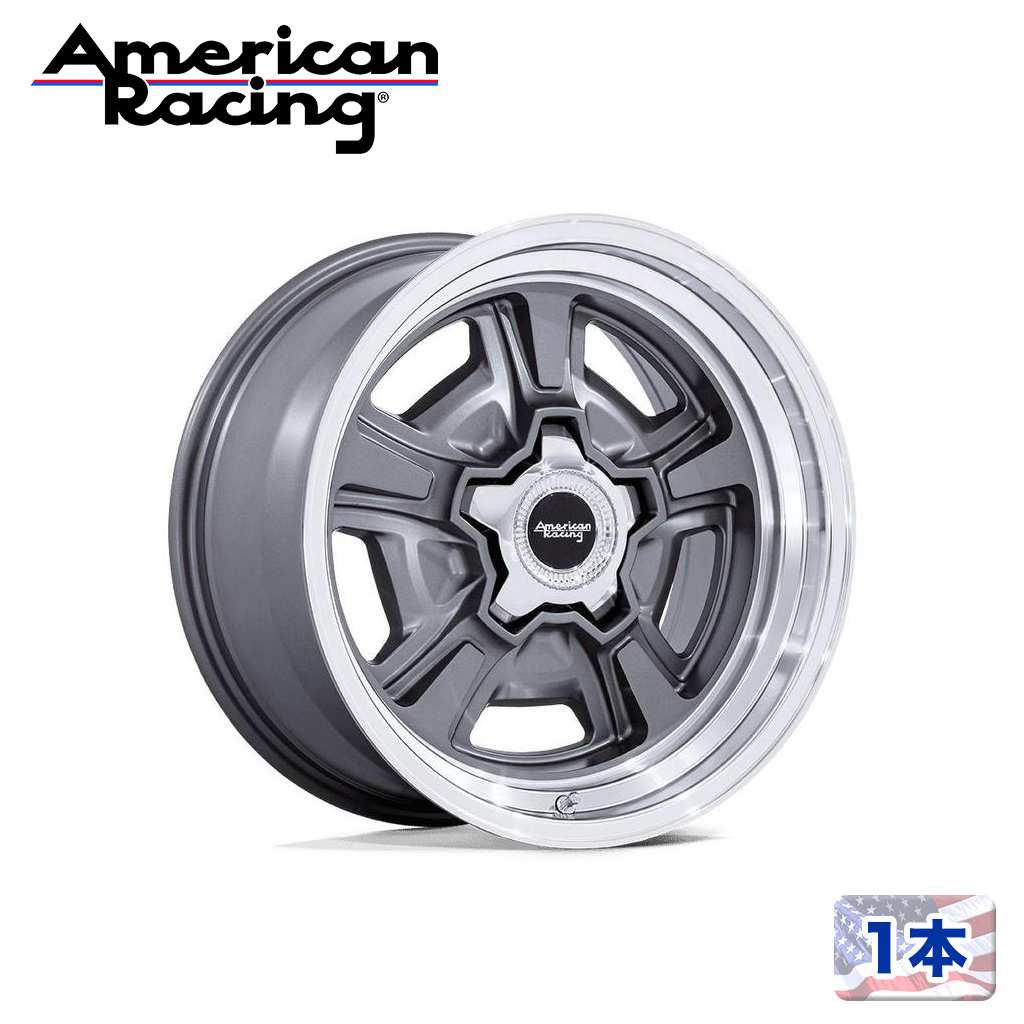 【American Racing 正規品】 20インチアルミホイール 1本 VN517 MARAUDER アンスラサイト/ダイアモンドカットリップ 20×10J 5H 139.7 +6 CB87.1