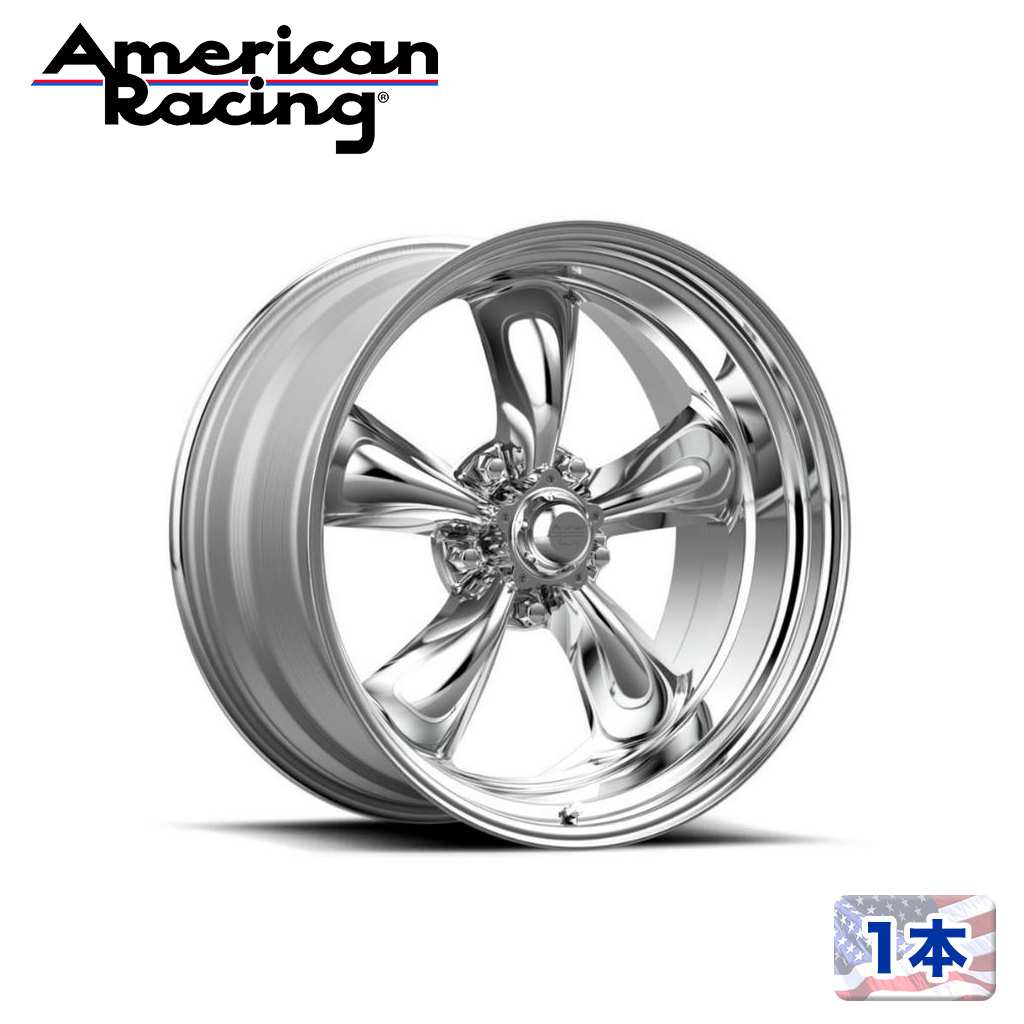 【American Racing(アメリカンレーシング)日本販売代理店】17インチアルミホイール 1本汎用 VN515 TORQ THRUST II 1 PC17×8J 5H 127 -11 CB83.06|DOLONCO(ドロンコ)