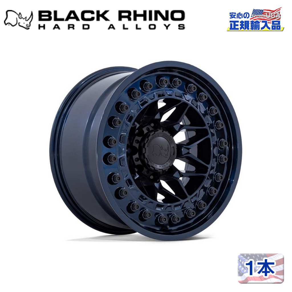 【Black Rhino(ブラックライノ)正規代理店】18インチアルミホイール 1本 ALPHA18×9J 8H 165.1 ±0 CB125.1 汎用|DOLONCO(ドロンコ)