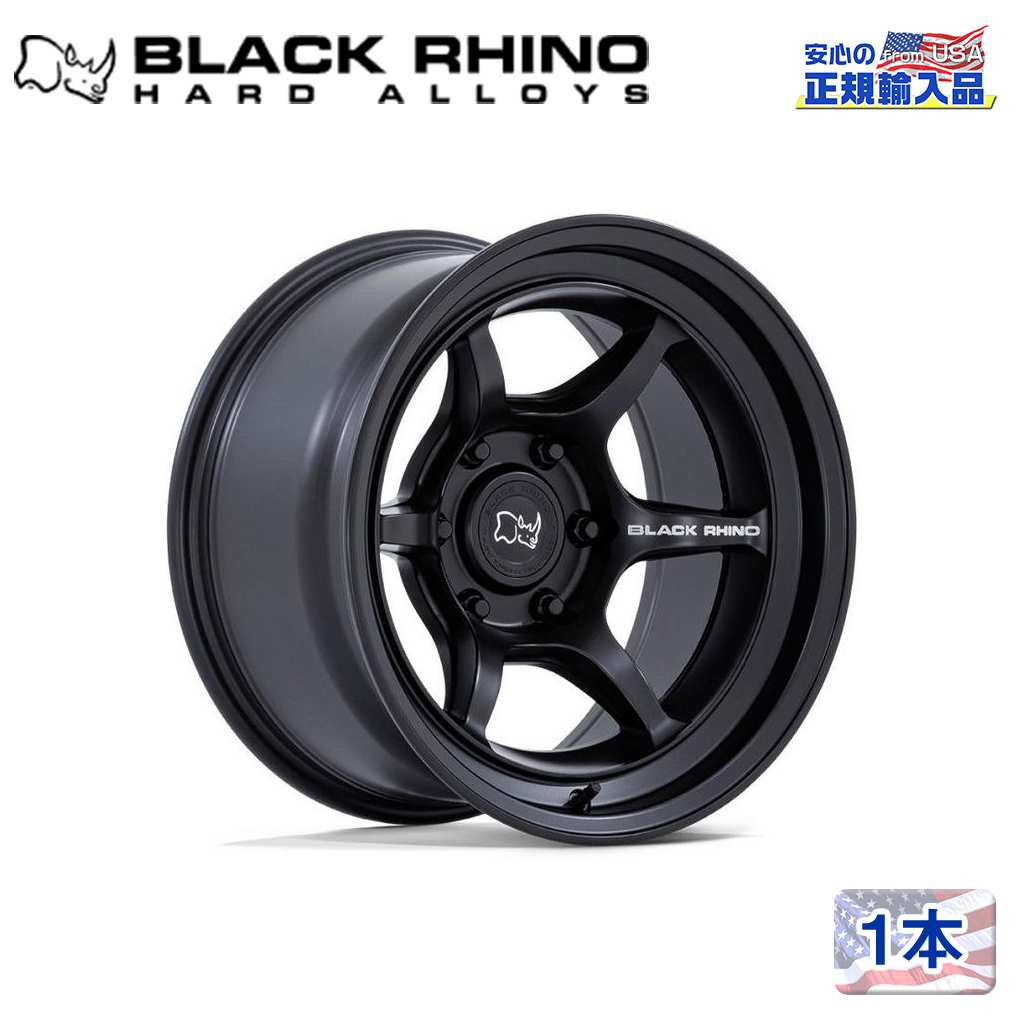 【Black Rhino(ブラックライノ)正規代理店】17インチアルミホイール 1本 SHOGUN17×8.5J 6H 114.3 +20 CB66.06 汎用|DOLONCO(ドロンコ)