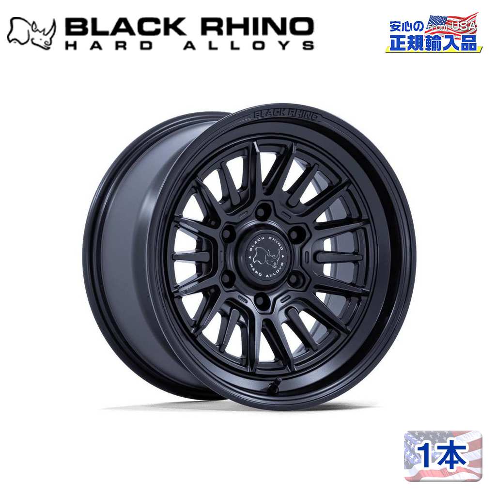 【Black Rhino 正規品】18インチ アルミホイール 1本BR030 TALEO 18×9 6H 139.7 12 CB106.1MATTE BLACK(マットブラック)汎用/BR030MX18906812|DOLONCO(ドロンコ)