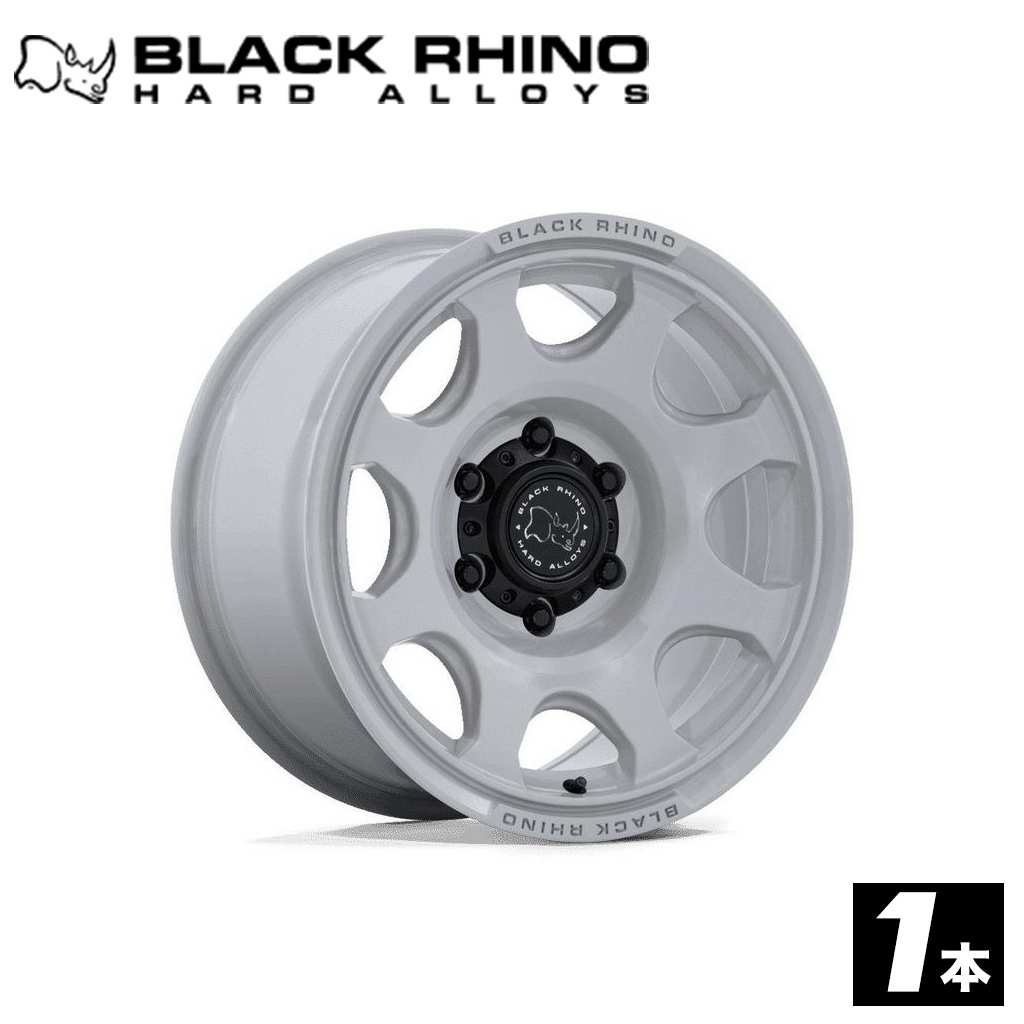 【 BLACK RHINO 正規品】18インチ アルミホイール 1本BR037 TEMBO 18×9 8H 170 +12 CB125.1GRAYSPACE(グレースペース) 汎用|DOLONCO(ドロンコ)