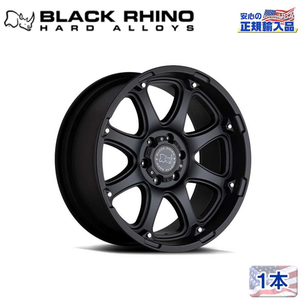 【Black Rhino (ブラックライノ)正規代理店】18インチアルミホイール 1本GLAMIS 18×9J 5H127 -12 CB78汎用|DOLONCO(ドロンコ)