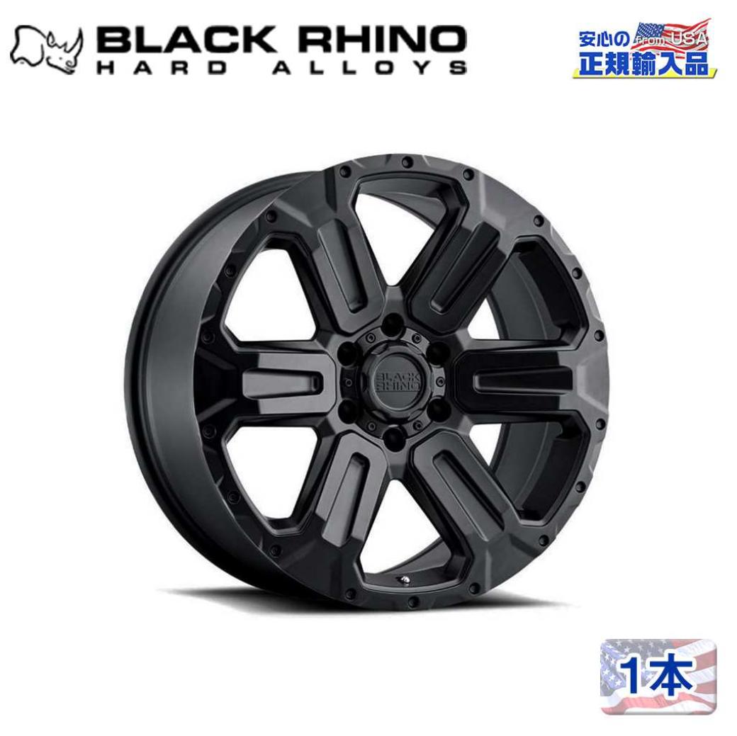 【Black Rhino (ブラックライノ)正規代理店】18インチアルミホイール 1本WANAKA 18×9J 6H120 +35 CB67.1汎用|DOLONCO(ドロンコ)