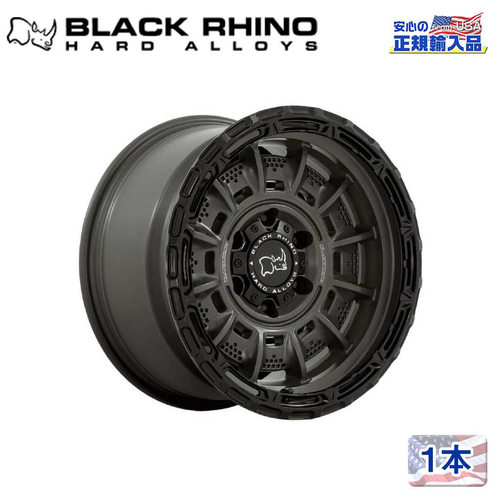 【Black Rhino (ブラックライノ) 正規代理店】20インチアルミホイール 1本LEGION 20×10J 5H127 -18OLIVE DRAB GREEN W/ BLACK LIP 汎用|DOLONCO(ドロンコ)